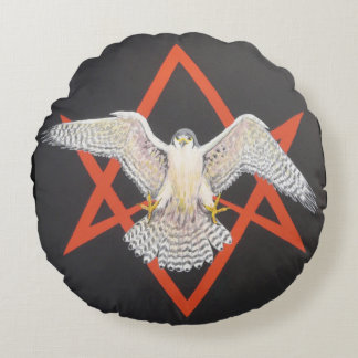 Invocation of Horus Round Cushion