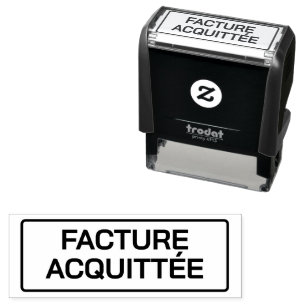 INVOICE ACQUIRED SELF-INKING STAMP