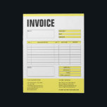 Invoice Form Business Quotation Add Logo Notepad<br><div class="desc">Form Business Quotation,  Invoice or Sales Receipt Order Form,  you can add your logo</div>