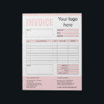 Invoice Form Business Quotation Add Logo Notepad<br><div class="desc">Form Business Quotation,  Invoice or Sales Receipt Order Form,  you can add your logo</div>