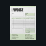 Invoice Form Business Quotation Add Logo Notepad<br><div class="desc">Form Business Quotation,  Invoice or Sales Receipt Order Form,  you can add your logo</div>