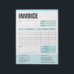 Invoice Form Business Quotation Add Logo Notepad<br><div class="desc">Form Business Quotation,  Invoice or Sales Receipt Order Form,  you can add your logo</div>