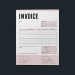 Invoice Form Business Quotation Add Logo Notepad<br><div class="desc">Form Business Quotation,  Invoice or Sales Receipt Order Form,  you can add your logo</div>