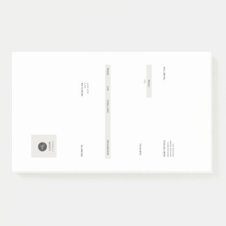 invoice post-it notes