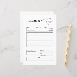 Invoice Small Business Supplies Letterhead