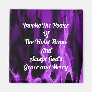 Invoke The Violet Flame Magnet