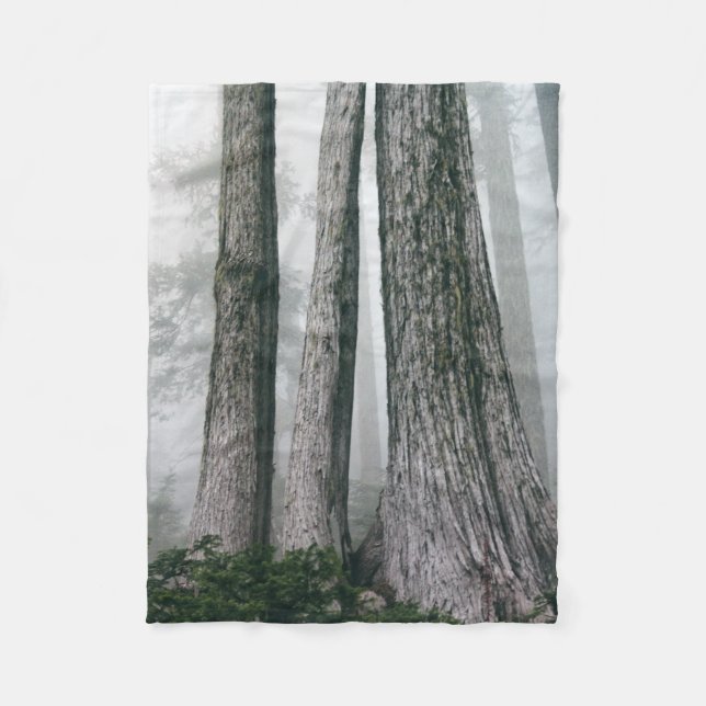 Invoking the Forest Fleece Blanket (Front)