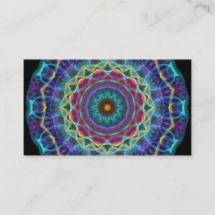 Inward Flower  kaleidoscope Business Card