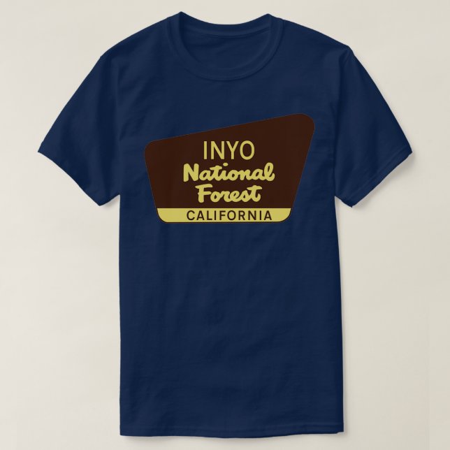 INYO NATIONAL FOREST CALIFORNIA YOSEMITE DEATH VAL T-Shirt (Design Front)