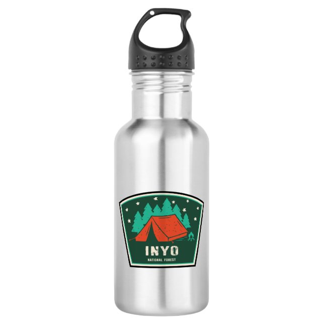 Inyo National Forest Camping 532 Ml Water Bottle (Front)