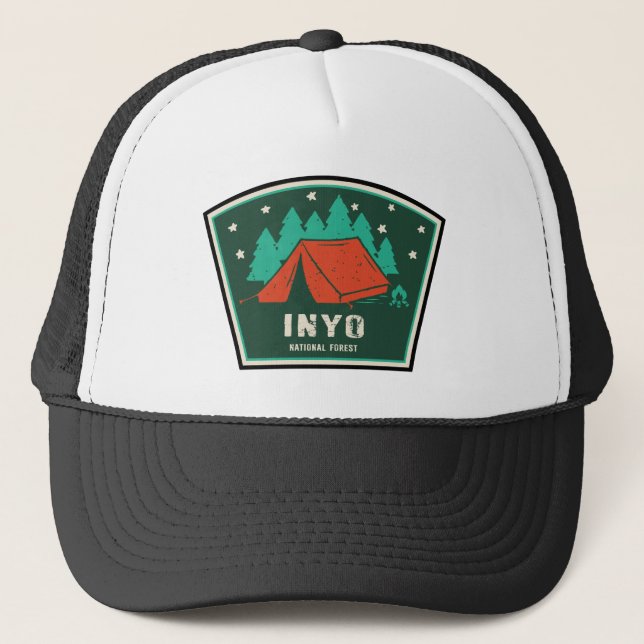 Inyo National Forest Camping Trucker Hat (Front)