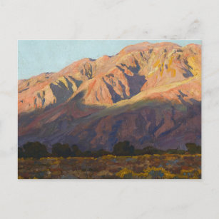 Inyo Range at Sunset, Lone Pine by Maynard Dixon Postcard