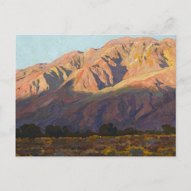 Inyo Range at Sunset, Lone Pine by Maynard Dixon Postcard (Front)