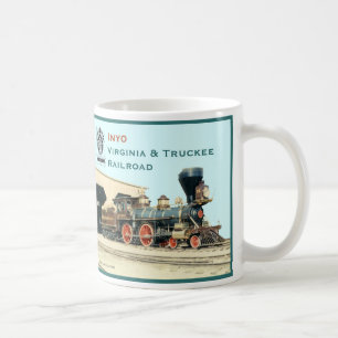 Inyo-Virginia and Truckee Railroad engine mug