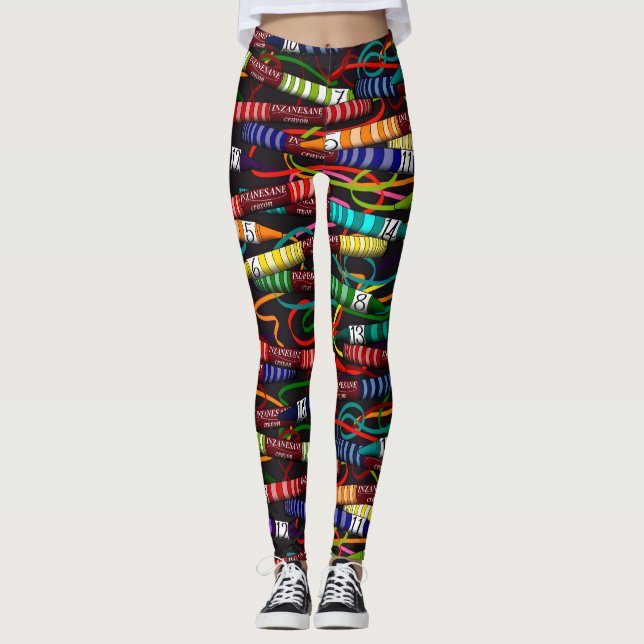 Inzanesane's Crayons Leggings (Front)