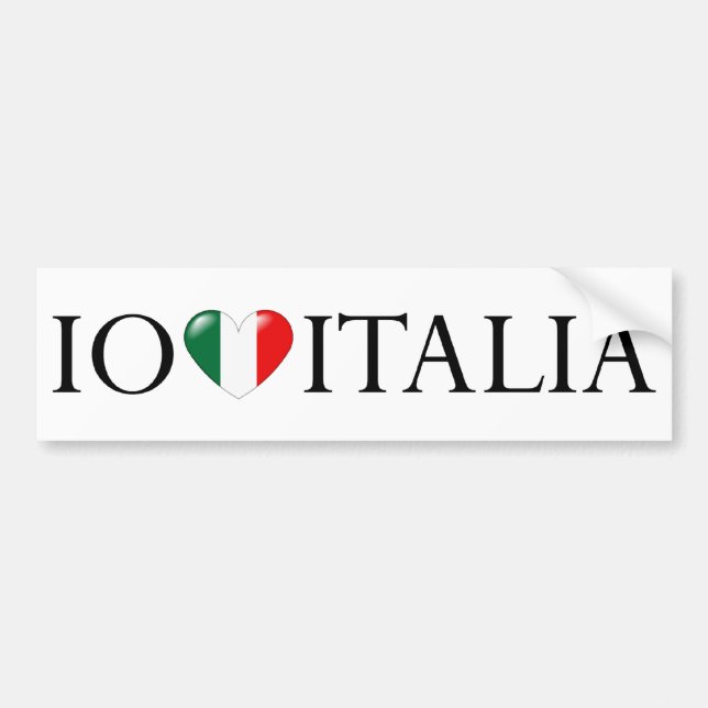 "Io amo Italia" sticker (Front)
