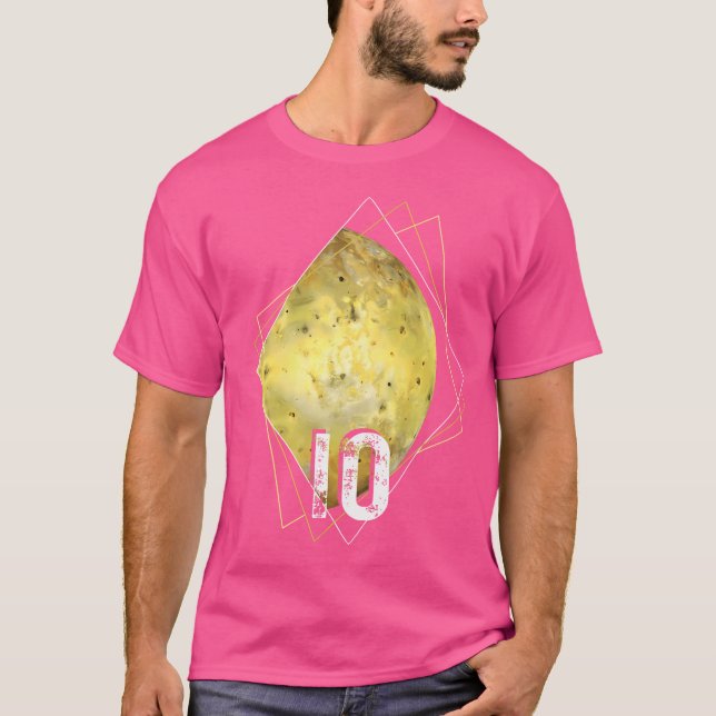 Io Jupiter Moon Solar System Space Astronomy T-Shirt (Front)