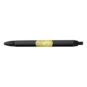 Io (Moon of Jupiter) Black Ink Pen