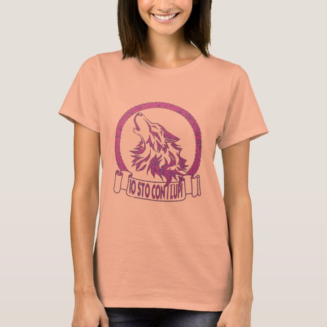 IO STO CON I LUPI T-Shirt (Front)