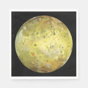 Io Volcanic Moon of Jupiter Napkin