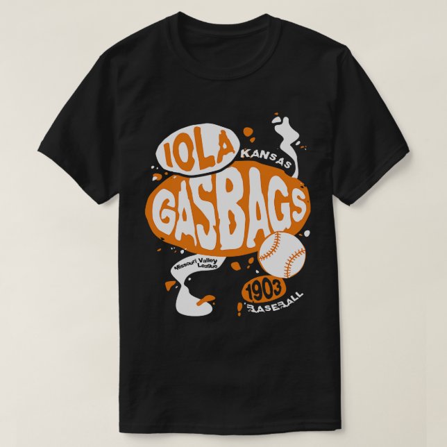 Iola Gasbags T-Shirt (Design Front)