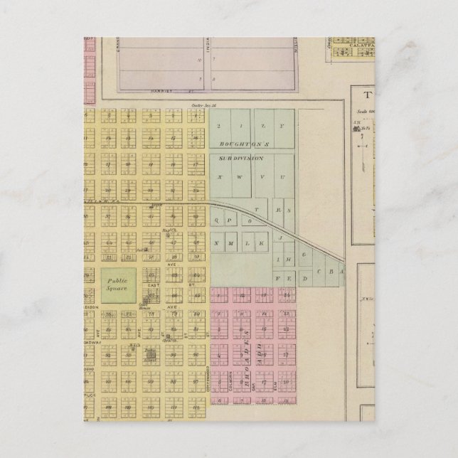 Iola, Torrance, and Kellogg, Kansas Postcard (Front)