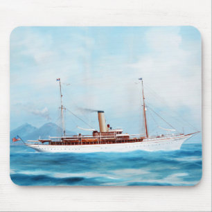 Iolanda Steam Yacht 1909 Mouse Mat