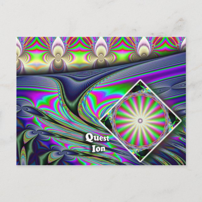 Ion Quest or Question Postcard (Front)