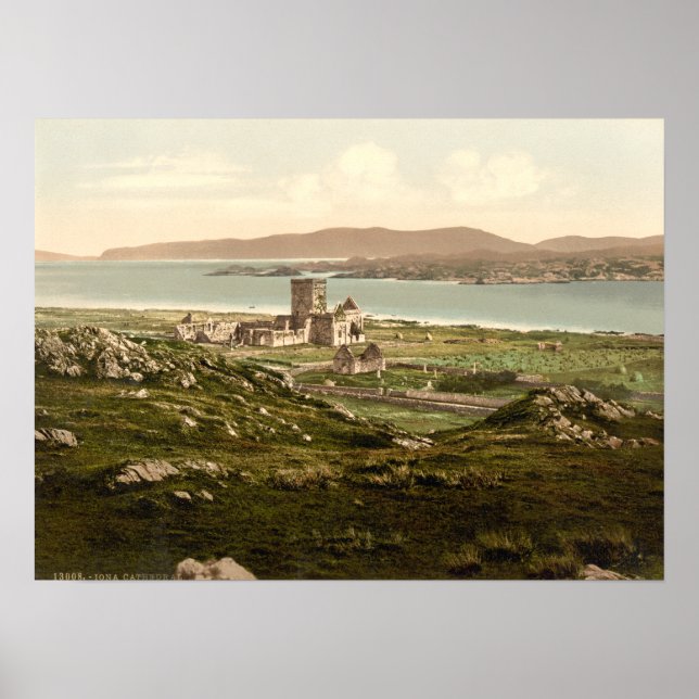 Iona Abbey, Argyll and Bute, Scotland Poster (Front)