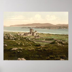 Iona Abbey, Argyll and Bute, Scotland Print