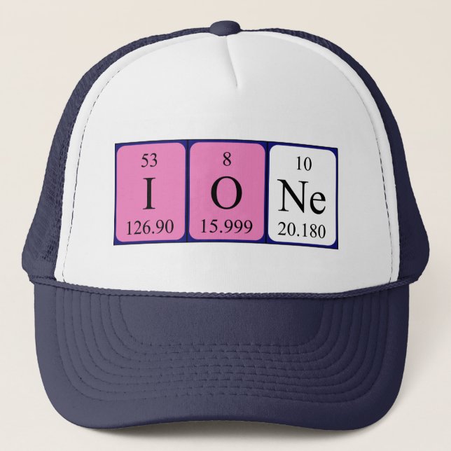 Ione periodic table name hat (Front)