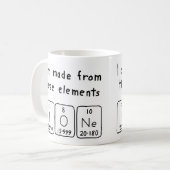 Ione periodic table name mug (Front Left)