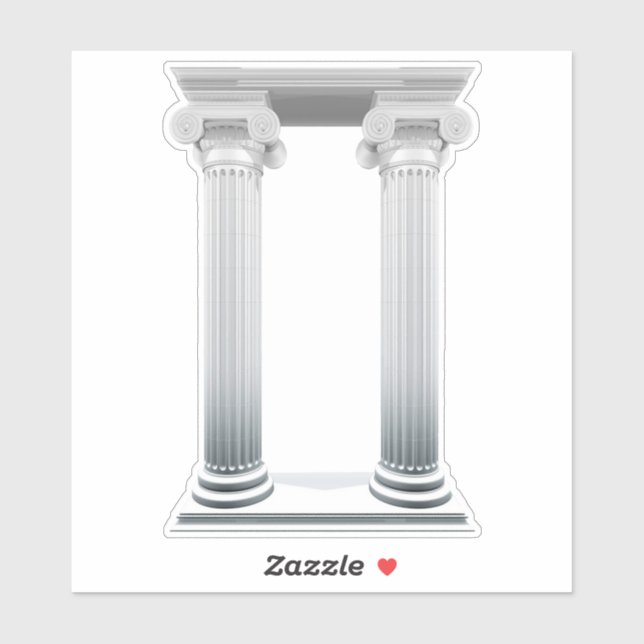 Ionic Columns Sticker (Sheet)