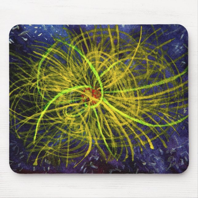 Ionic Fireworks Mouse Mat (Front)