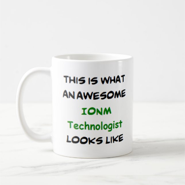ionm technologist, awesome coffee mug (Left)