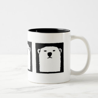 Iorek Triptych Two-Tone Coffee Mug