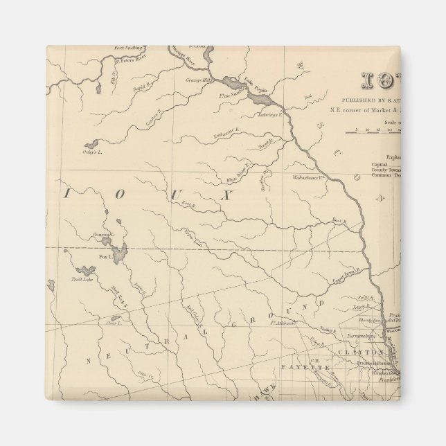 Iowa 2 magnet (Front)