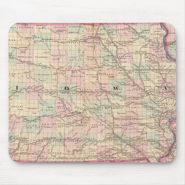 Iowa 3 mouse mat (Front)