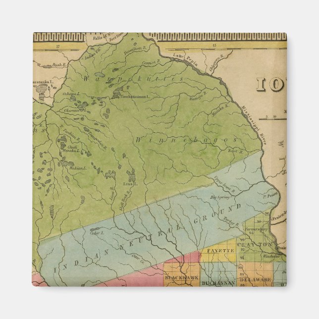 Iowa 4 magnet (Front)