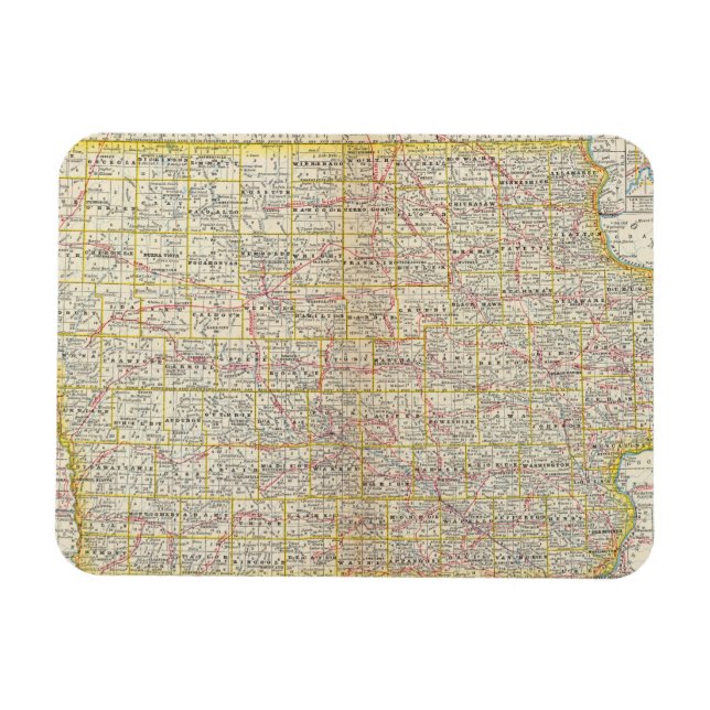 Iowa 6 magnet (Horizontal)