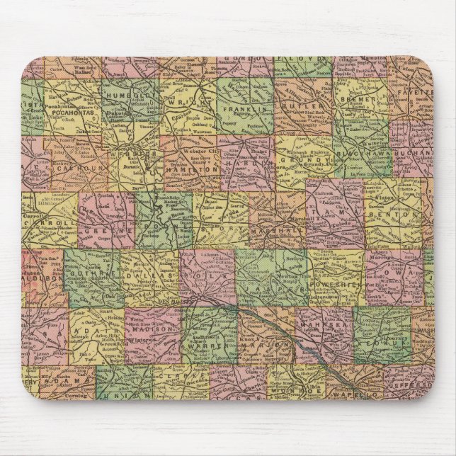 Iowa 8 mouse mat (Front)