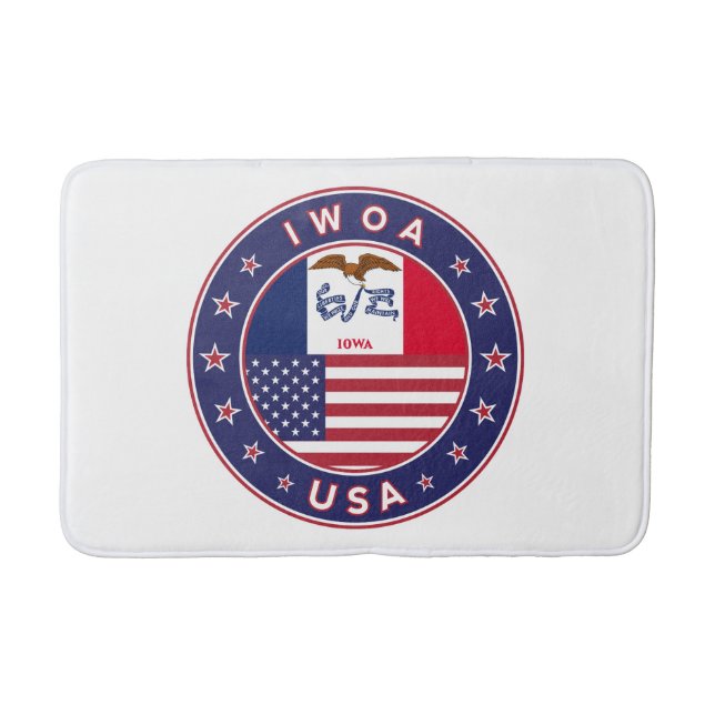 Iowa Bath Mat (Front)