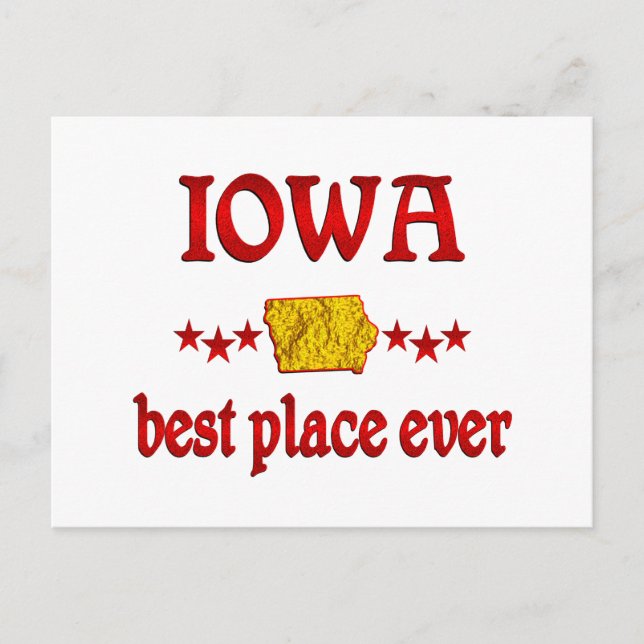 Iowa Best Postcard (Front)