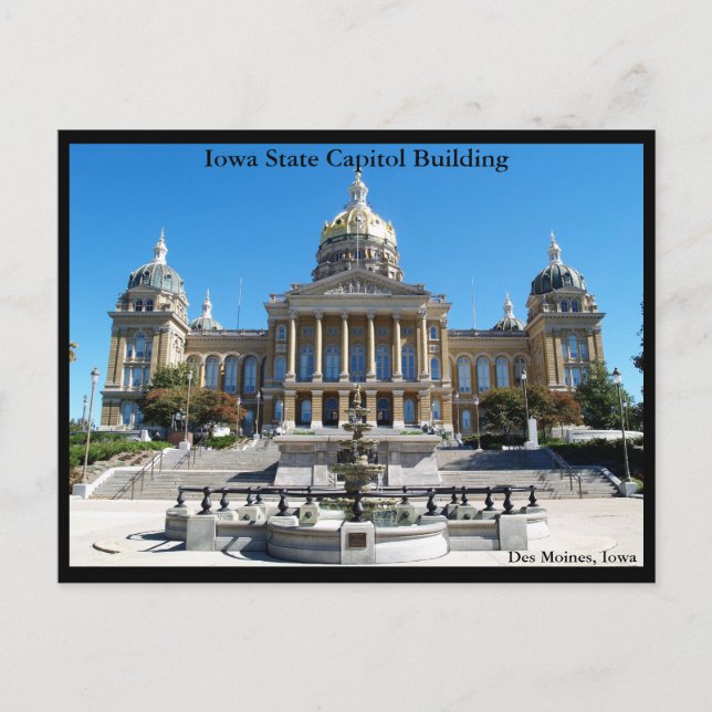 Iowa Capitol Postcard (Front)