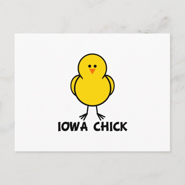 Iowa Chick Postcard (Front)
