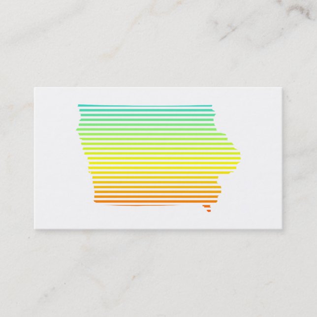 iowa chill fade business card (Front)