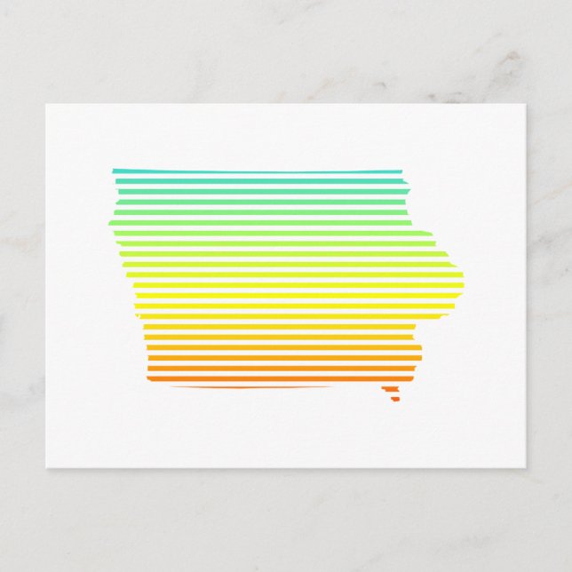 iowa chill fade postcard (Front)