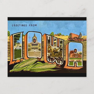 Iowa Corn State Postcard