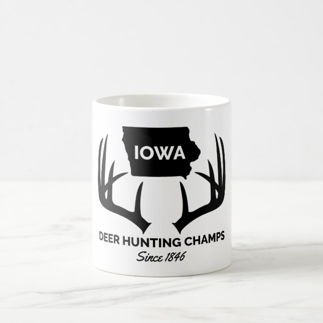 Iowa Deer Hunting Champs Coffee Mug (Center)