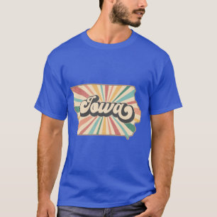 Iowa Fan Retro State T-Shirt